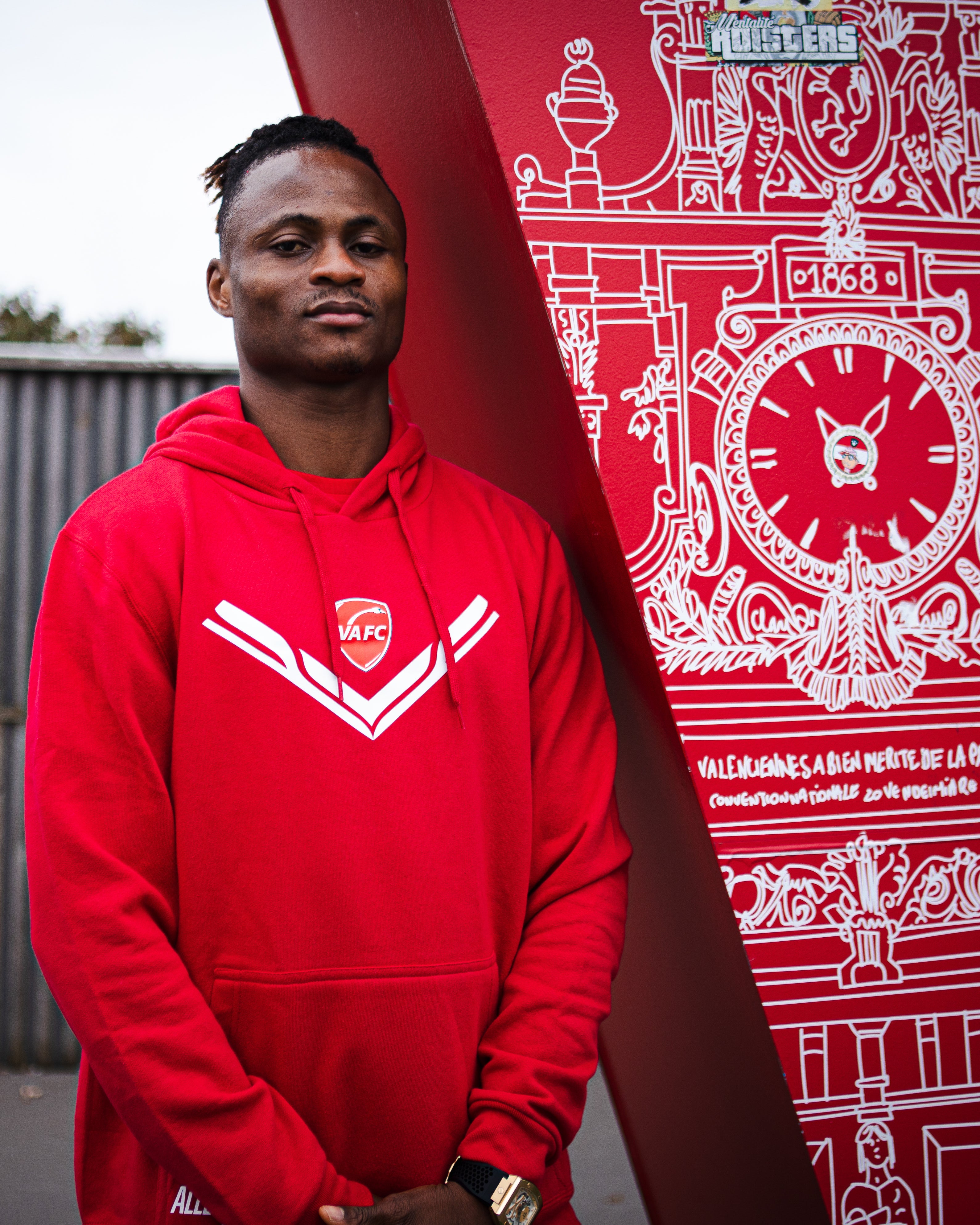HOODIE CAPUCHE ROUGE VAFC