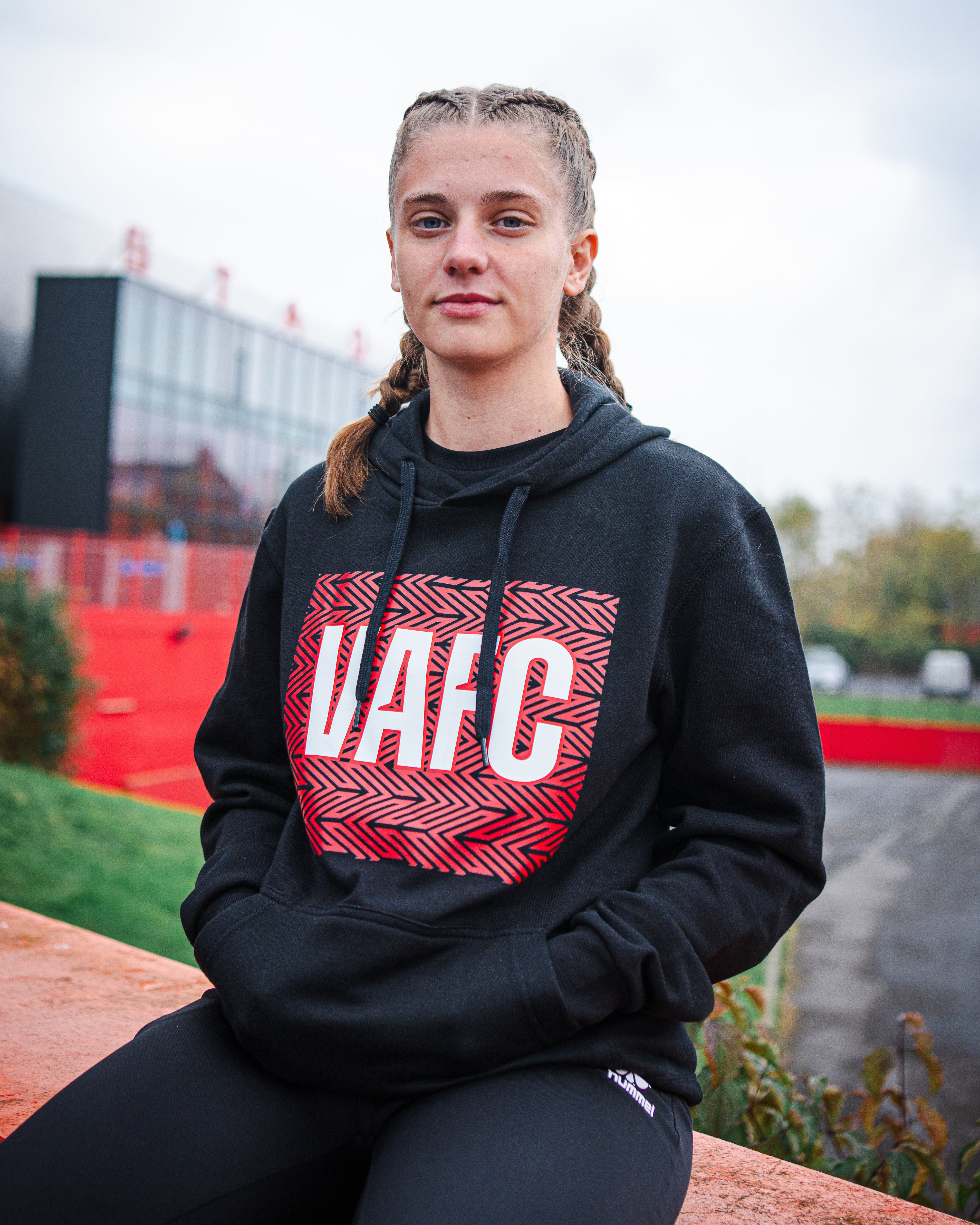 HOODIE CAPUCHE NOIR VAFC JUNIOR