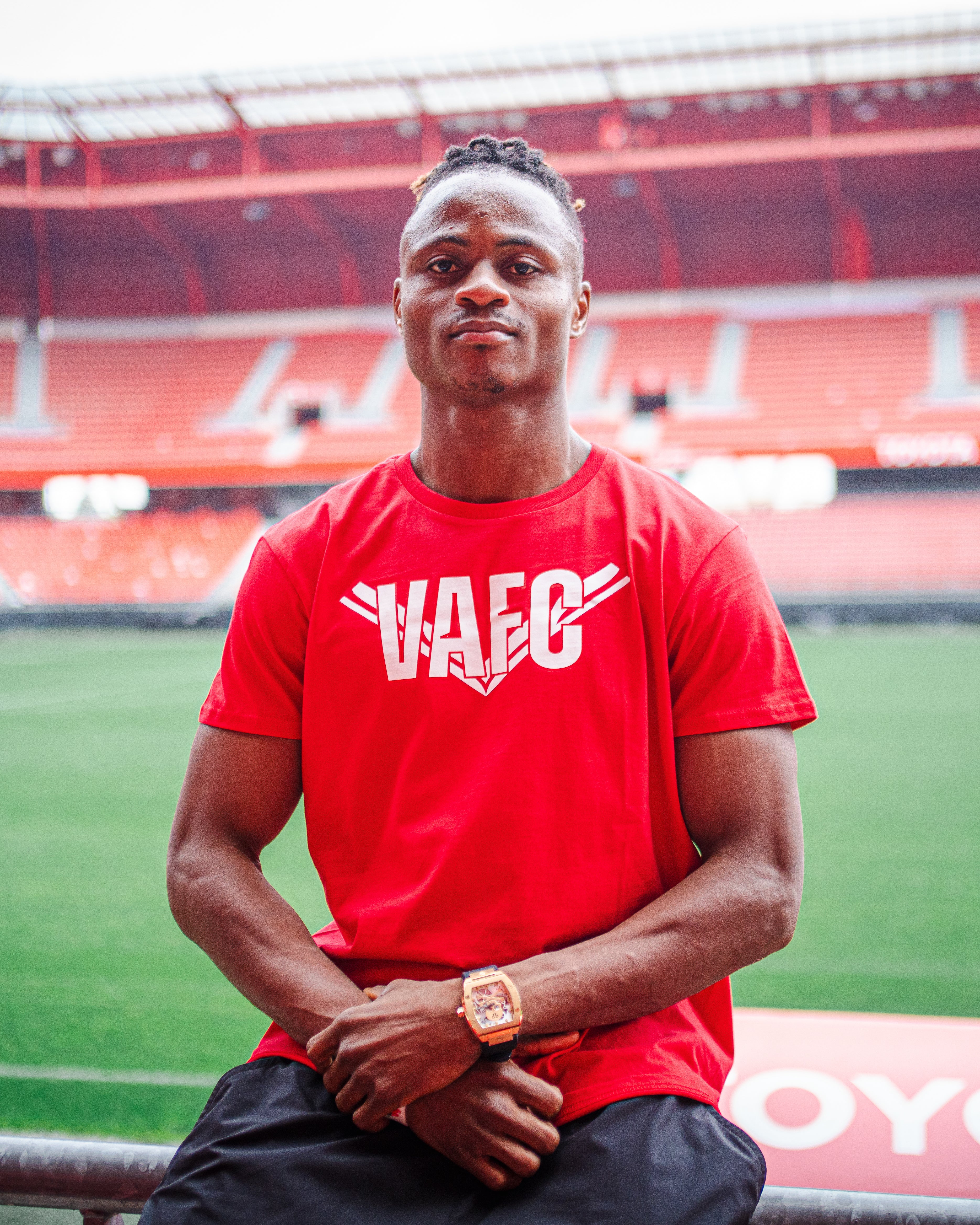 TEE-SHIRT ROUGE VAFC JUNIOR