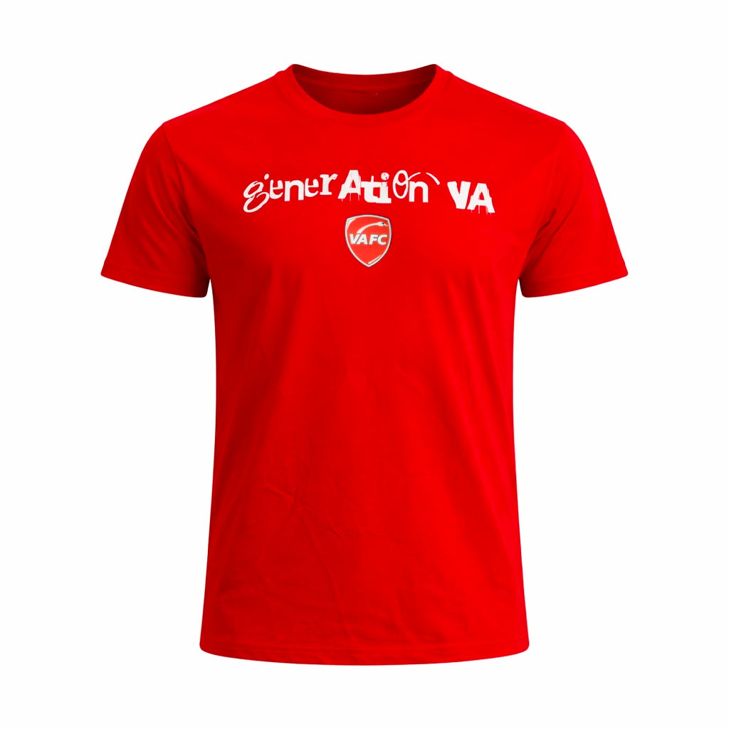 TEE-SHIRT ROUGE GÉNÉRATION VA