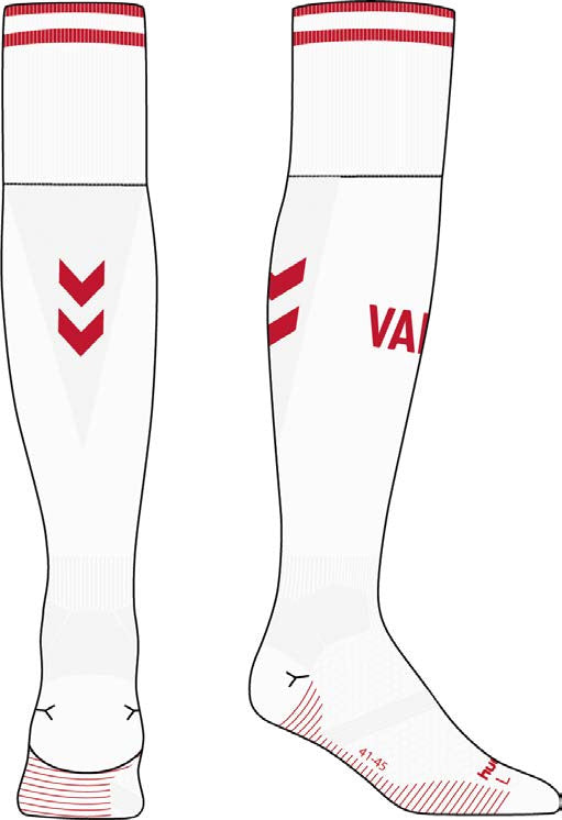 CHAUSSETTES BLANCHES EXTÉRIEUR VAFC 2024-2025