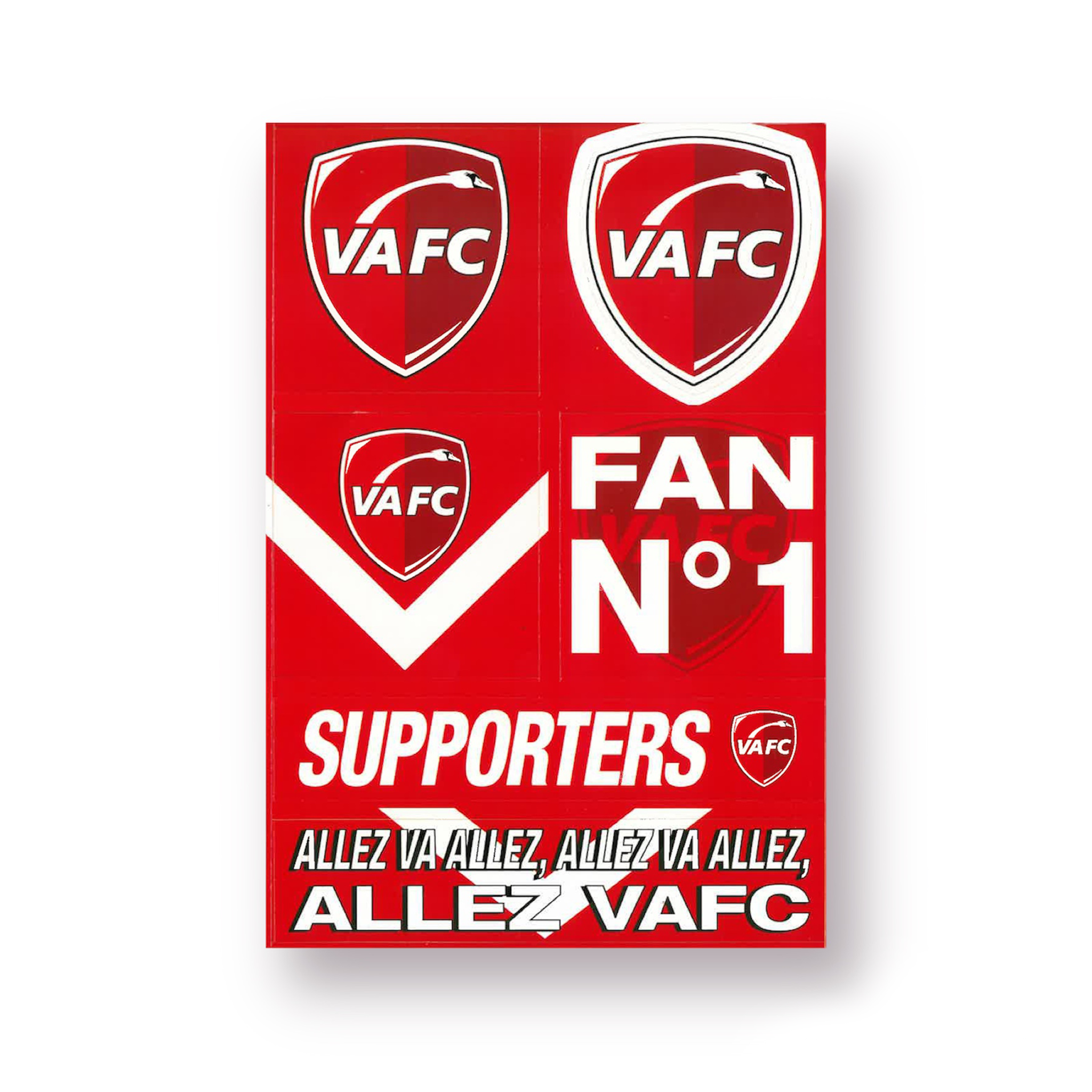 Planche stickers supporters VAFC